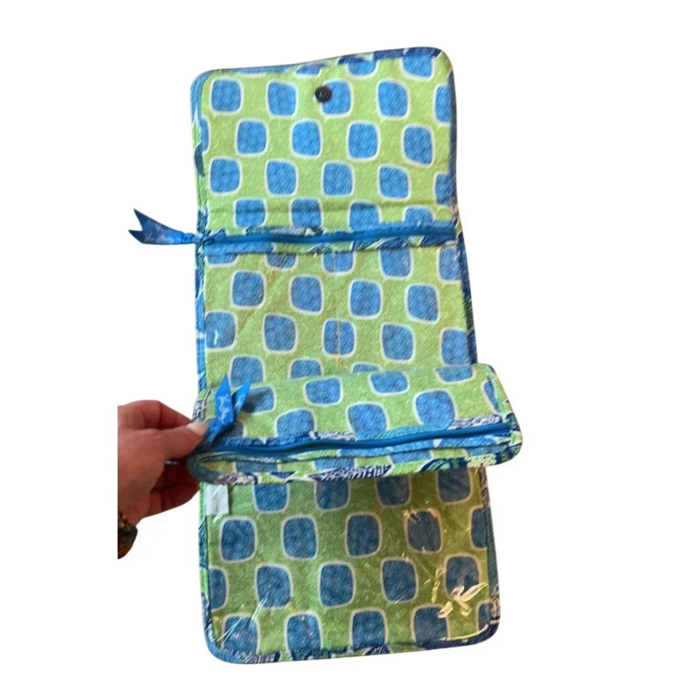 Vera Bradley Petal Paisley Travel Organizer Excellent‎ Condition